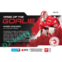 2021/22 Sportzoo TIPSPORT ELH Marek Mazanec #MG-01 Magic of the GOALIE