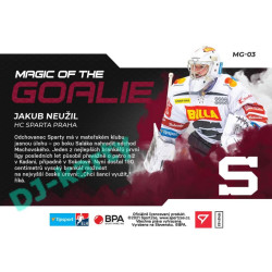 2021/22 Sportzoo TIPSPORT ELH Jakub Neužil #MG-03 Magic of the GOALIE