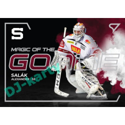 2021/22 Sportzoo TIPSPORT ELH Alexander Salák #MG-04 Magic of the GOALIE