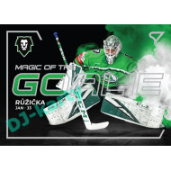 2021/22 Sportzoo TIPSPORT ELH Jan Růžička #MG-06 Magic of the GOALIE
