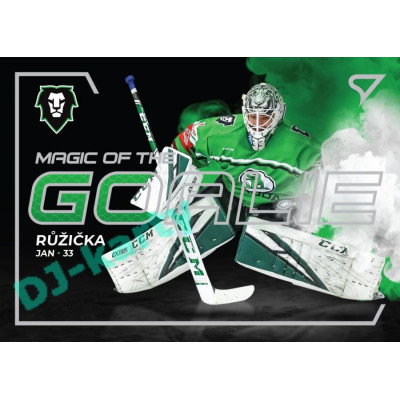 2021/22 Sportzoo TIPSPORT ELH Jan Růžička #MG-06 Magic of the GOALIE