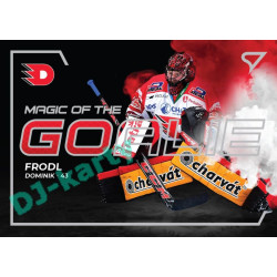 2021/22 Sportzoo TIPSPORT ELH Dominik Frodl #MG-08 Magic of the GOALIE