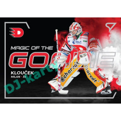 2021/22 Sportzoo TIPSPORT ELH Milan Klouček #MG-09 Magic of the GOALIE