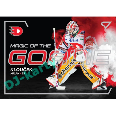 2021/22 Sportzoo TIPSPORT ELH Milan Klouček #MG-09 Magic of the GOALIE