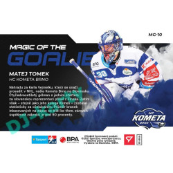 2021/22 Sportzoo TIPSPORT ELH Matej Tomek #MG-10 Magic of the GOALIE