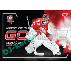 2021/22 Sportzoo TIPSPORT ELH Jakub Sedláček #MG-11 Magic of the GOALIE