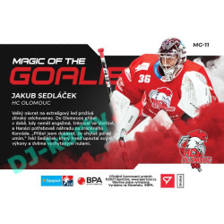 2021/22 Sportzoo TIPSPORT ELH Jakub Sedláček #MG-11 Magic of the GOALIE