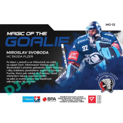 2021/22 Sportzoo TIPSPORT ELH Miroslav Svoboda #MG-12 Magic of the GOALIE