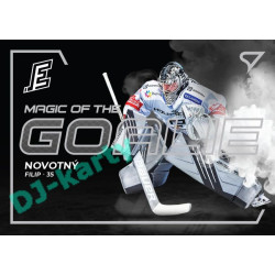 2021/22 Sportzoo TIPSPORT ELH Filip Novotný #MG-14 Magic of the GOALIE