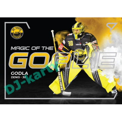 2021/22 Sportzoo TIPSPORT ELH Denis Godla #MG-15 Magic of the GOALIE