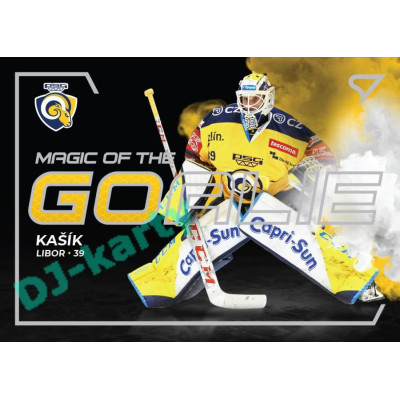 2021/22 Sportzoo TIPSPORT ELH Libor Kašík #MG-16 Magic of the GOALIE