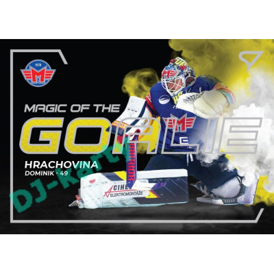 2021/22 Sportzoo TIPSPORT ELH Dominik Hrachovina #MG-17 Magic of the GOALIE