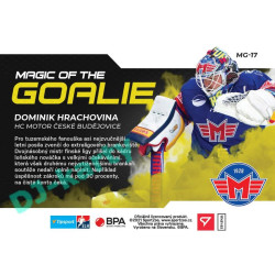 2021/22 Sportzoo TIPSPORT ELH Dominik Hrachovina #MG-17 Magic of the GOALIE