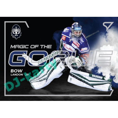 2021/22 Sportzoo TIPSPORT ELH Landon Bow #MG-18 Magic of the GOALIE