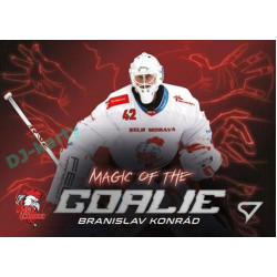 2023/24 Sportzoo ELH 1. série #MG-10 Branislav Konrád Magic of the Goalie