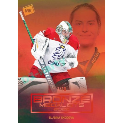 2023 MK reprezentace #WBM-02 Blanka Škodová Bronze Medalists Women parallel xx/10
