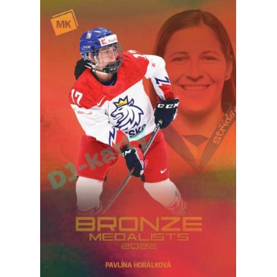 2023 MK reprezentace #WBM-04 Pavlína Horálková Bronze Medalists Women