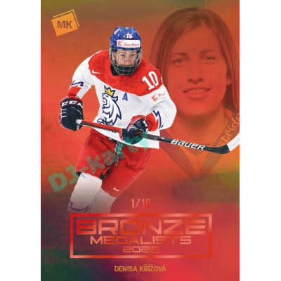 2023 MK reprezentace #WBM-13 Denisa Křížová Bronze Medalists Women parallel xx/10