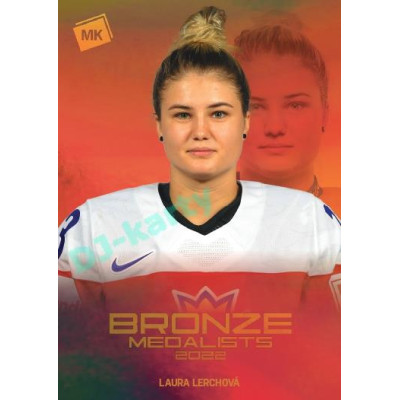 2023 MK reprezentace #WBM-14 Laura Lerchová Bronze Medalists Women