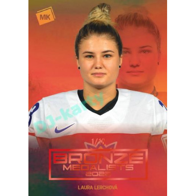 2023 MK reprezentace #WBM-14 Laura Lerchová Bronze Medalists Women parallel xx/10