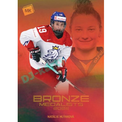 2023 MK reprezentace #WBM-16 Natálie Mlýnková Bronze Medalists Women