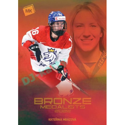 2023 MK reprezentace #WBM-17 Kateřina Mrázová Bronze Medalists Women