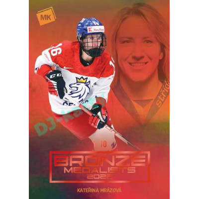 2023 MK reprezentace #WBM-17 Kateřina Mrázová Bronze Medalists Women parallel xx/10