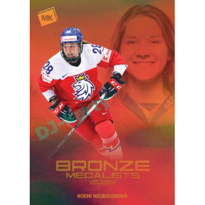 2023 MK reprezentace #WBM-18 Noemi Neubauerová Bronze Medalists Women
