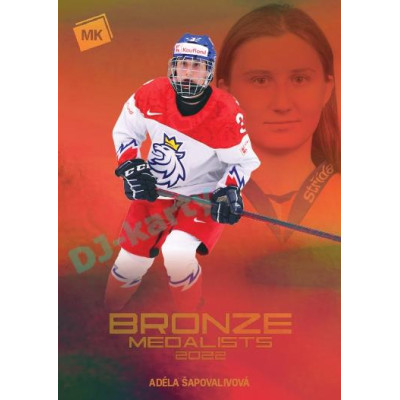 2023 MK reprezentace #WBM-23 Adéla Šapovalivová Bronze Medalists Women