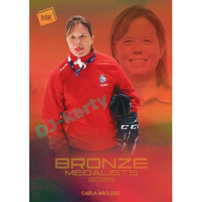 2023 MK reprezentace #WBM-24 Carla MacLeod Bronze Medalists Women