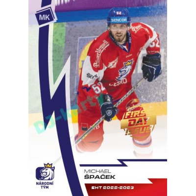 2023 MK reprezentace #13 Michael Špaček First day of ISSUE