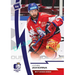 2023 MK reprezentace #28 Hynek Zohorna First day of ISSUE
