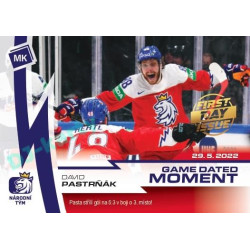2023 MK reprezentace #39 David Pastrňák First day of ISSUE