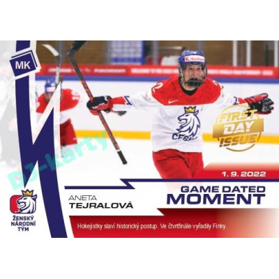 2023 MK reprezentace #42 Aneta Tejralová First day of ISSUE