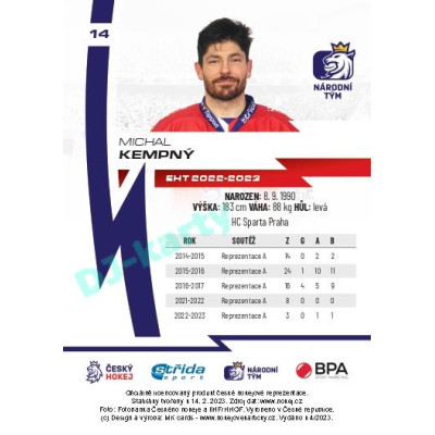 2023 MK reprezentace #14 Michal Kempný