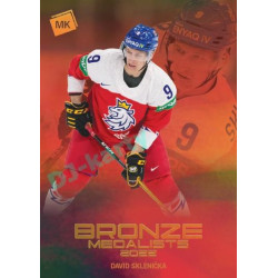 2023 MK reprezentace #BM-09 David Sklenička Bronze Medalists Men
