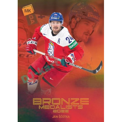 2023 MK reprezentace #BM-10 Jan Ščotka Bronze Medalists Men