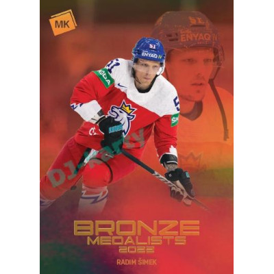 2023 MK reprezentace #BM-11 Radim Šimek Bronze Medalists Men