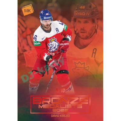 2023 MK reprezentace #BM-17 David Krejčí Bronze Medalists Men parallel xx/10