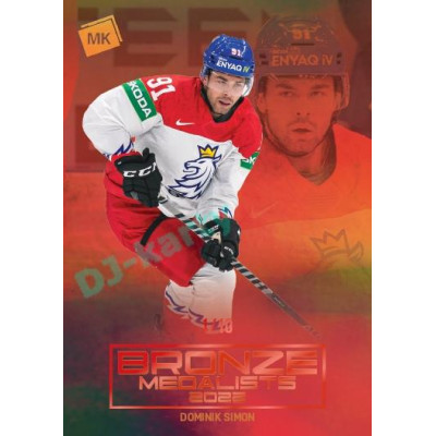 2023 MK reprezentace #BM-18 Dominik Simon Bronze Medalists Men parallel xx/10