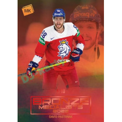 2023 MK reprezentace #BM-24 David Pastrňák Bronze Medalists Men parallel xx/10
