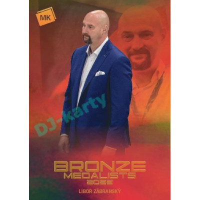 2023 MK reprezentace #BM-27 Libor Zábranský Bronze Medalists Men