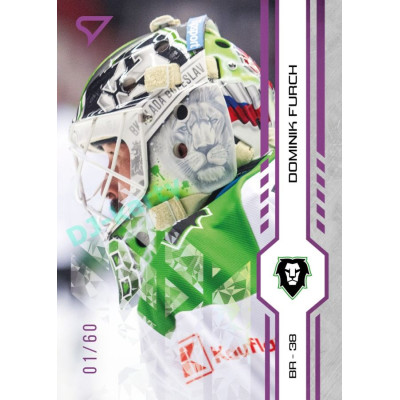 2024/25 Sportzoo ELH 1. serie #217 Dominik Furch Purple Iceberg xx/60