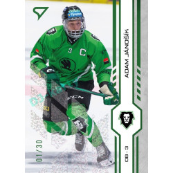2024/25 Sportzoo ELH 1. serie #221 Adam Jánošík Green Glitter xx/30