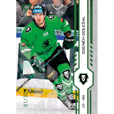 2024/25 Sportzoo ELH 1. serie #228 Zdeněk Doležal Green Glitter xx/30