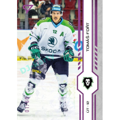 2024/25 Sportzoo ELH 1. serie #229 Tomáš Fořt Purple Iceberg xx/60