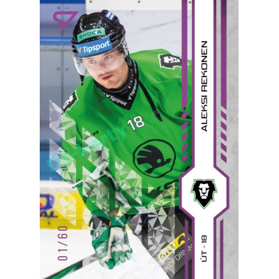 2024/25 Sportzoo ELH 1. serie #232 Aleksi Rekonen Purple Iceberg xx/60
