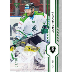 2024/25 Sportzoo ELH 1. serie #234 Jan Stránský Green Glitter xx/30