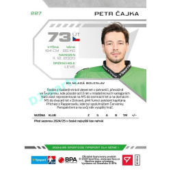 2024/25 Sportzoo ELH 1. serie #227 Petr Čajka