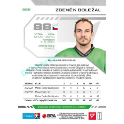2024/25 Sportzoo ELH 1. serie #228 Zdeněk Doležal